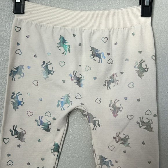 Cute leggings with unicorn and heart print - Picture 2 of 7